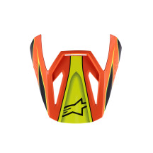 Youth SM3 Fray Helmet Visor — Adult, 8980525-1455-OS, Black, Orange, Yellow