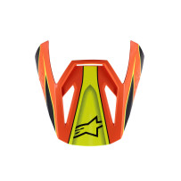 Youth SM3 Fray Helmet Visor — Adult, 8980525-1455-OS, Black, Orange, Yellow