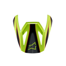 Youth SM3 Fray Helmet Visor — Adult, Black, Red, Yellow, 8980525-3051-