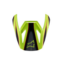 Youth SM3 Fray Helmet Visor — Adult, Black, Red, Yellow, 8980525-3051-
