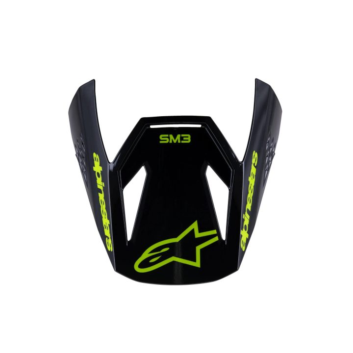 Youth SM3 Radium Helmet Visor — One Size, Fits SM3, Black gloss