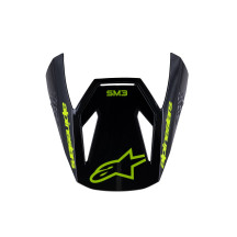 Youth SM3 Radium Helmet Visor — One Size, Fits SM3, Black gloss