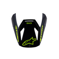 Youth SM3 Radium Helmet Visor — One Size, Fits SM3, Black gloss