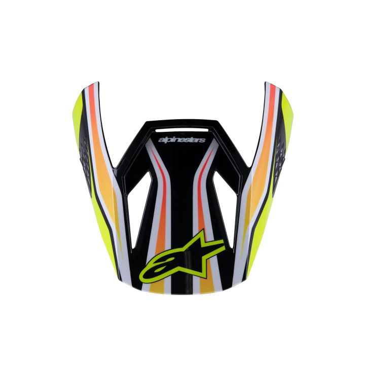 Youth SM3 Wurx Helmet Visor — Black, Blue, Yellow