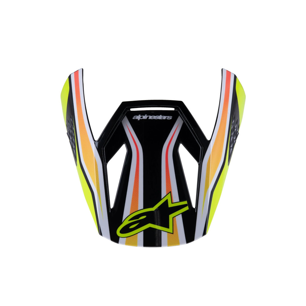 Youth SM3 Wurx Helmet Visor — Black, Blue, Yellow
