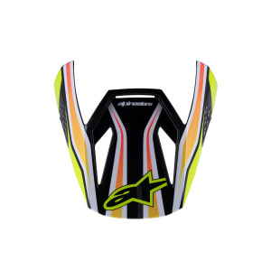 Youth SM3 Wurx Helmet Visor — Black, Blue, Yellow