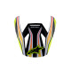 Youth SM3 Wurx Helmet Visor — Black, Blue, Yellow