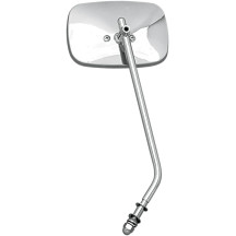 Die Cast Mirror — 5" x 3-1/2", fits 1" bars, chrome