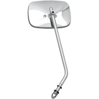 Die Cast Mirror — 5" x 3-1/2", fits 1" bars, chrome