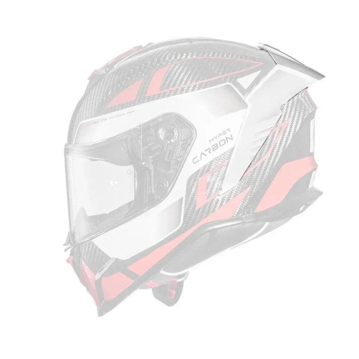 Hyper Helmet Spoiler — One Size, White