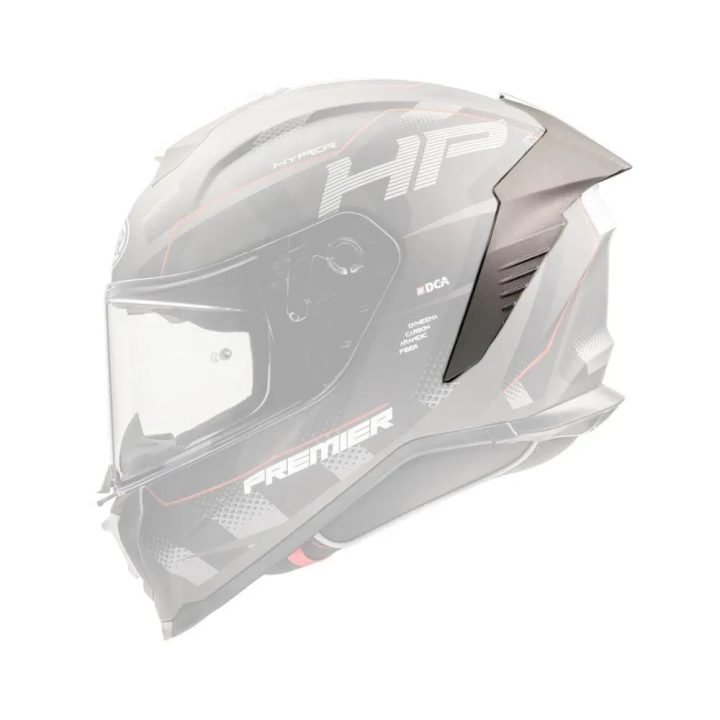 Hyper Helmet Spoiler — One Size, Gray matte