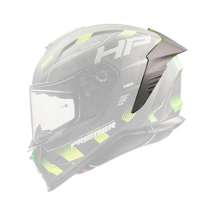 Hyper Helmet Spoiler — One Size, Black Matte