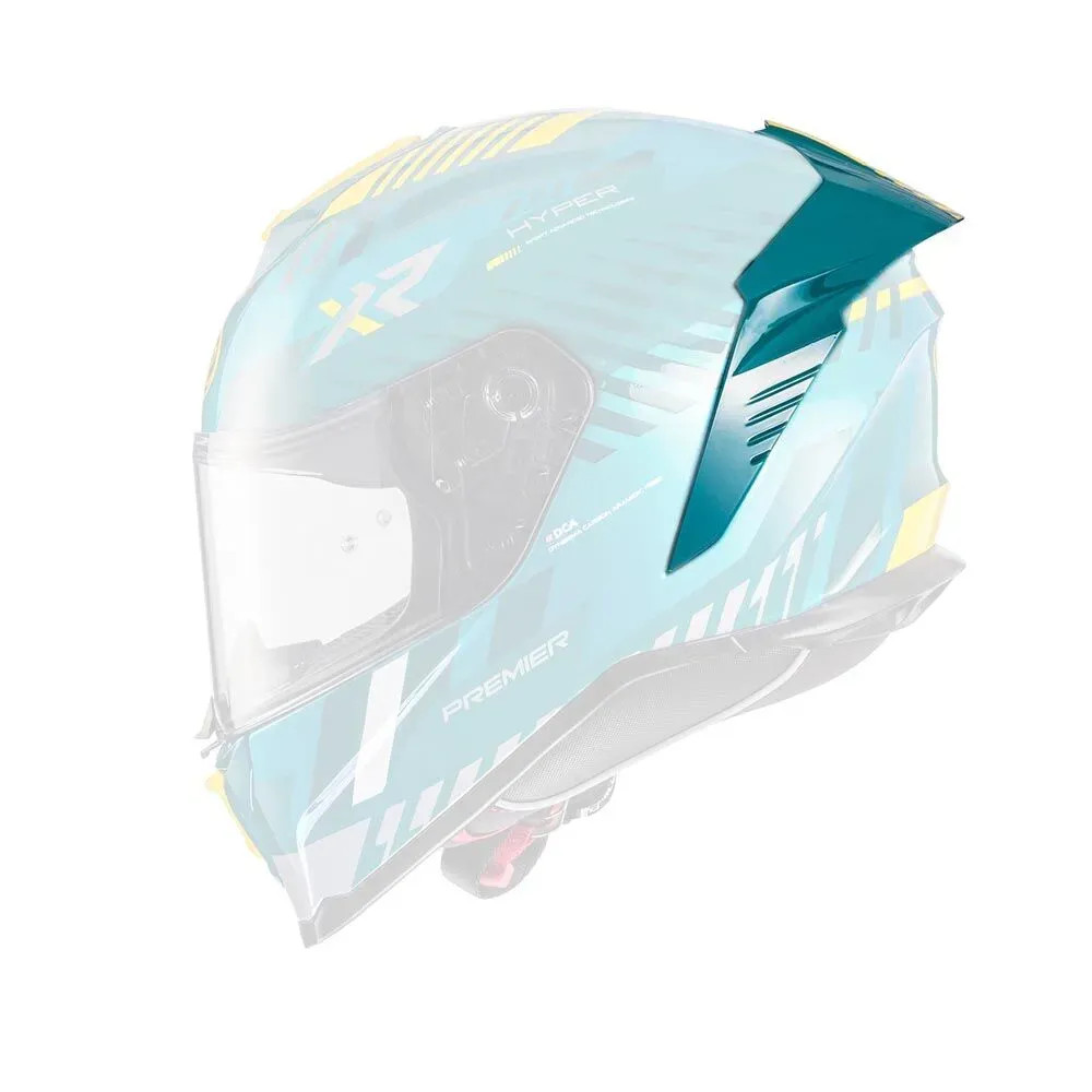 Spoiler para casco Hyper — Talla única, Azul