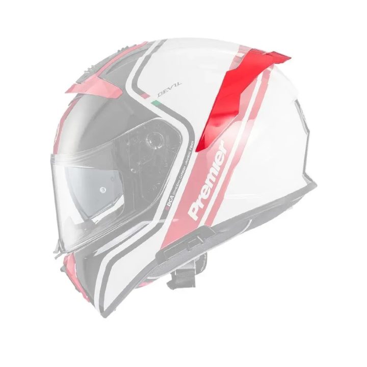 Devil Helmet Spoiler — One Size, Red