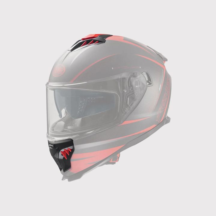 Typhoon Helmet Vent Kit — One Size, Matte Black