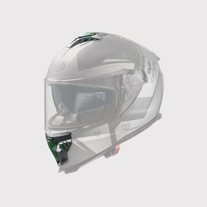 Typhoon Helmet Vent Kit — One Size, Gray, Matte