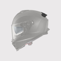 Alerón para casco Typhoon — Negro