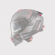 Typhoon Helmet Spoiler — One Size, Gray, Matte