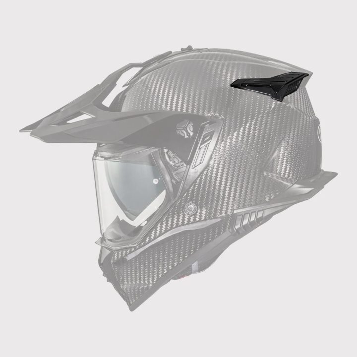 Discovery Helmet Spoiler — Black, One Size