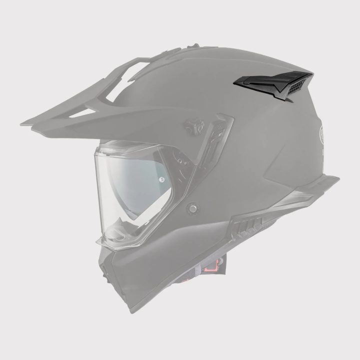 Discovery Helmet Spoiler — One Size, Black, Matte