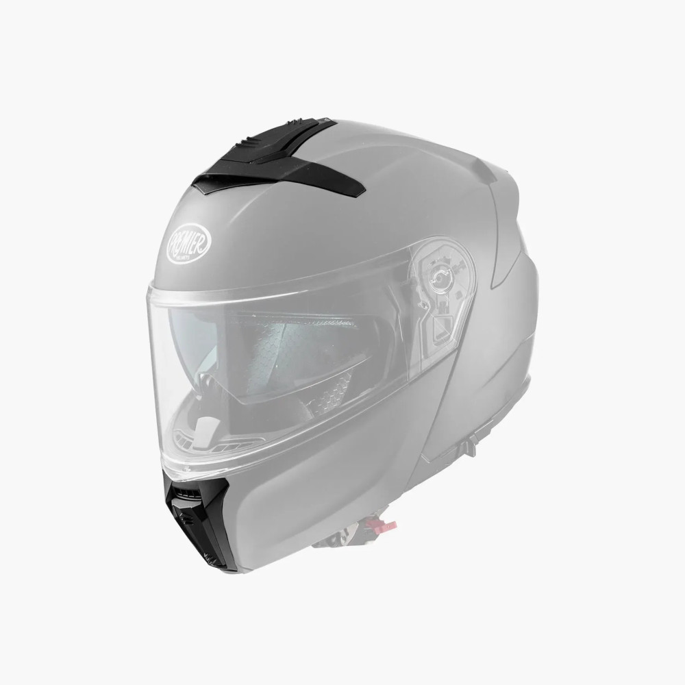 Kit de ventilación para casco Legacy GT — Compatible con Premier Legacy GT, negro mate