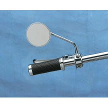 Round Series Mirror — 88 mm (3-1/2") head, 5/16"-18 thread, Chrome