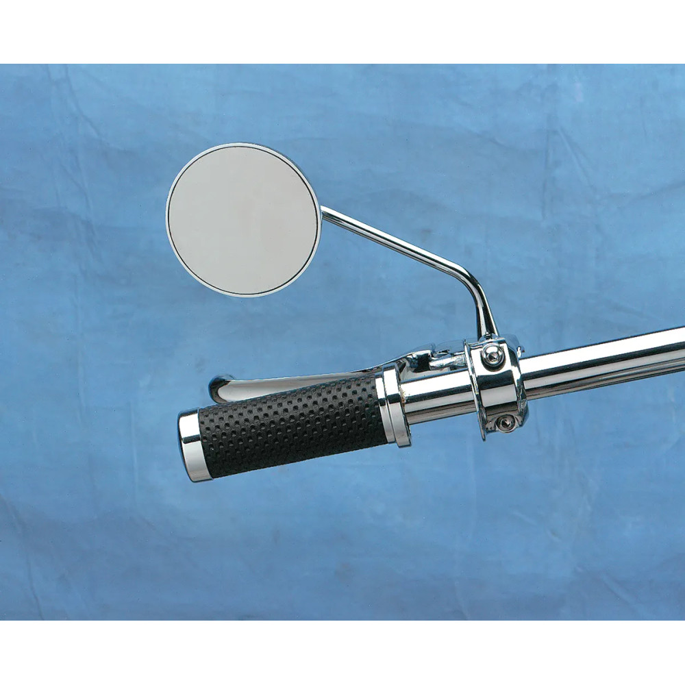 Round Series Mirror — 88 mm (3-1/2") head, 5/16"-18 thread, Chrome