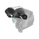 Legacy GT Chin Guard Visor Kit — fits Legacy GT Carbon, Black gloss