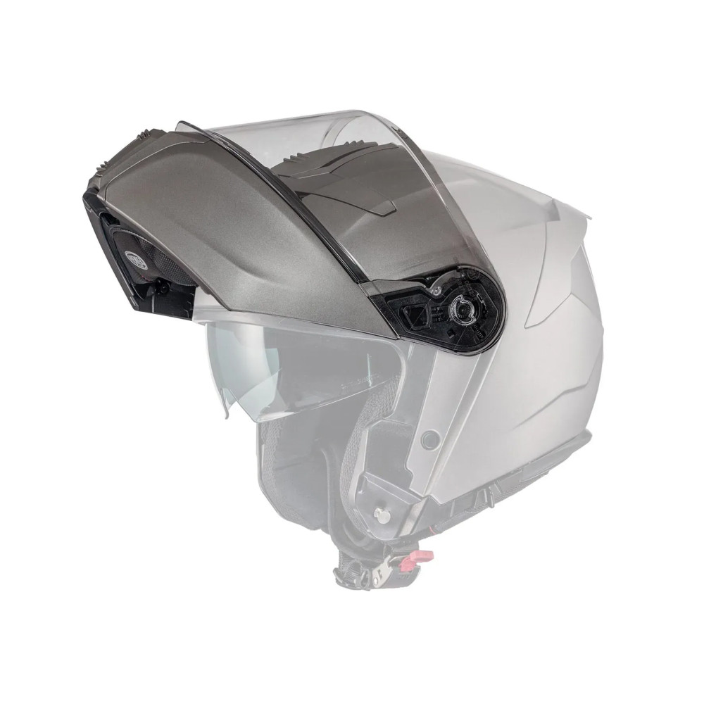 Kit de visera con protector de mentón Legacy GT — Legacy GT U17 BM, gris