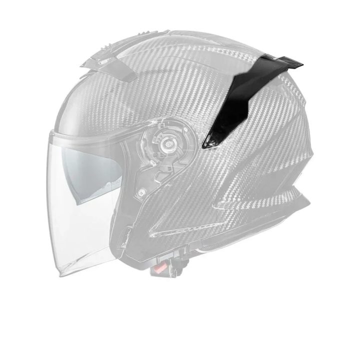JT5 Carbon Helmet Spoiler — One Size, Black, Fits Legacy GT Carbon