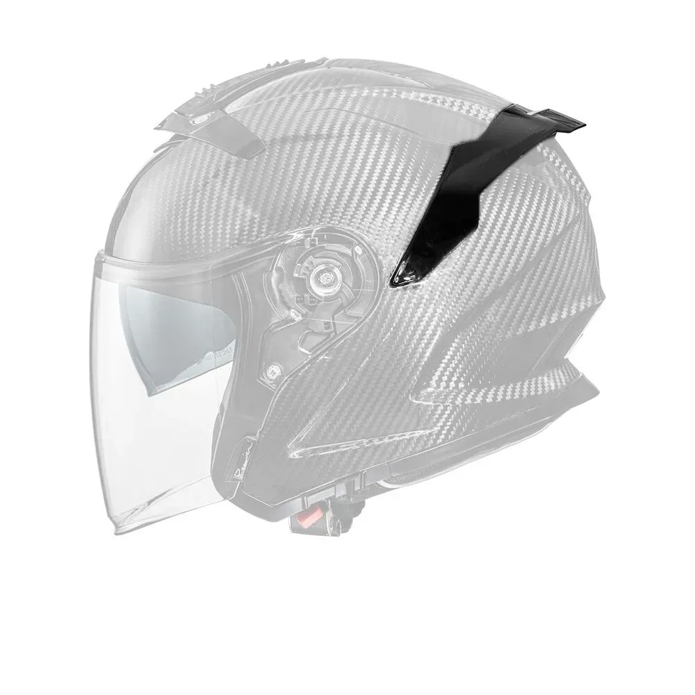 Alerón para casco JT5 Carbon — Talla única, Negro, Compatible con Legacy GT Carbon