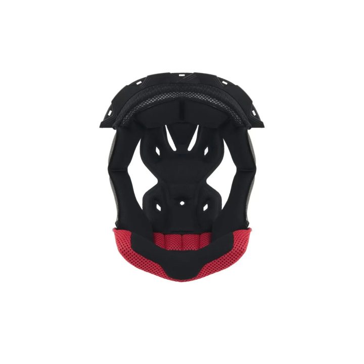 SM5 Helmet Crown Pad — 2XL, Black, Red