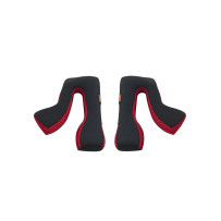 SM5 Helmet Cheek Pad — XL, Black, Red