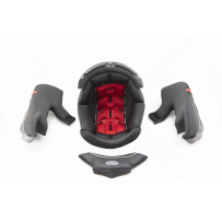 Devil Helmet Liner — XS, Gray, Red
