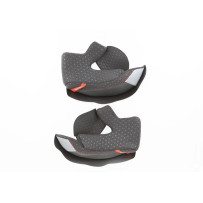 Typhoon Helmet Cheekpads — M, Gray, Red, White