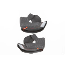 Typhoon Helmet Cheekpads — L, Gray