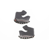 Discovery & Streetfighter Helmet Cheekpads — Size S, Gray