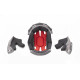 Discovery & Streetfighter Helmet Liner — M, Gray, Red