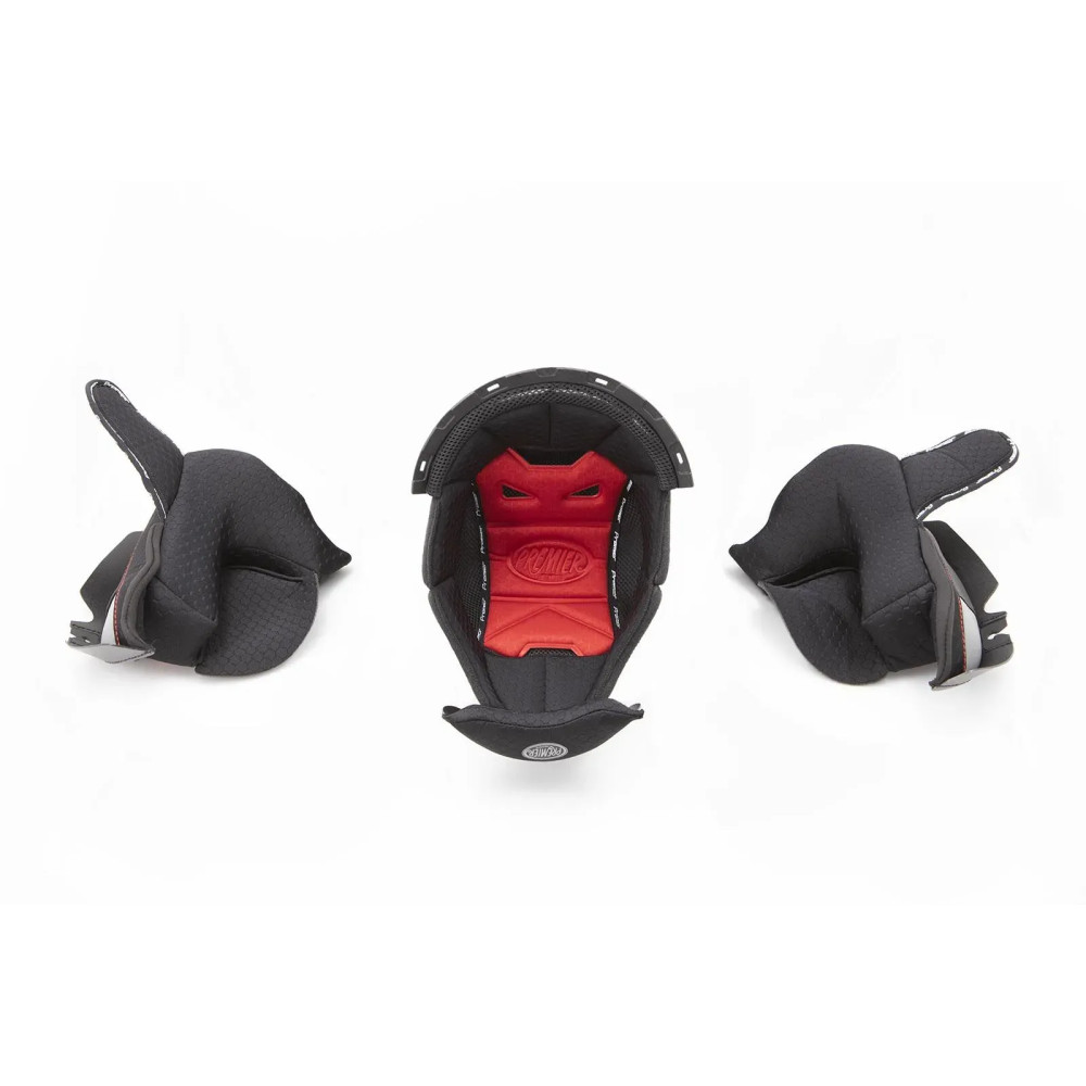 Legacy GT Helmet Liner — M, Black/Red