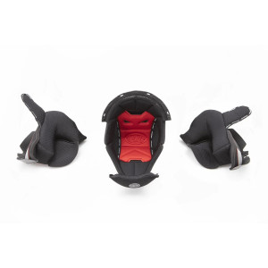 Legacy GT Helmet Liner — XL, Black, Red