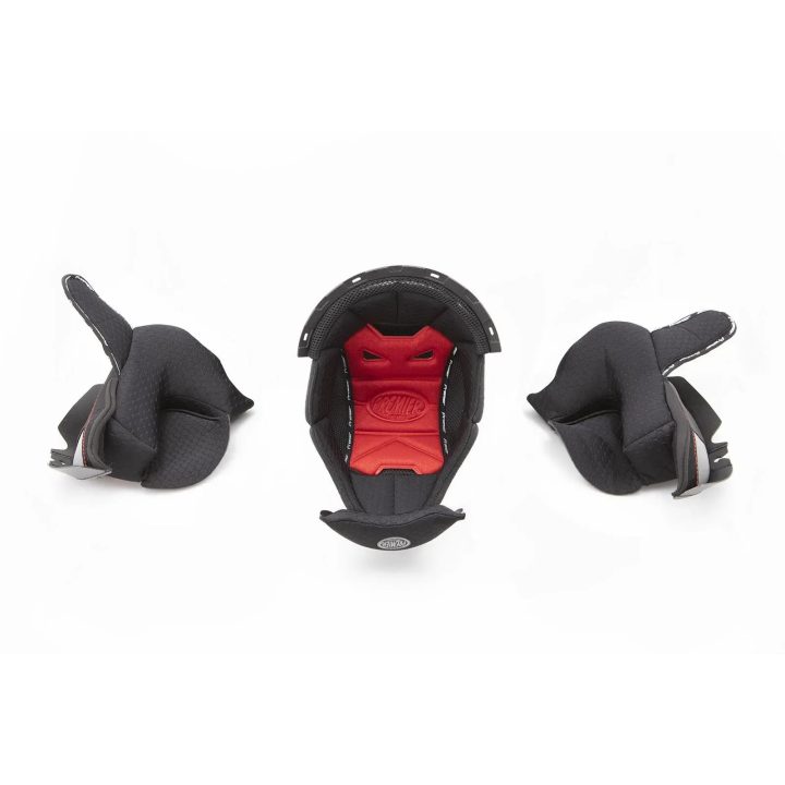 Legacy GT Helmet Liner — 2XL, Black, Red
