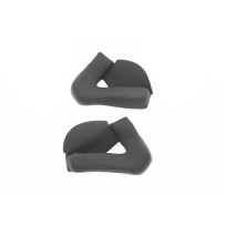 Dokker Helmet Cheekpads — M, Gray, Fits Dokker