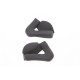 Almohadillas para mejillas Dokker — M, Dokker, gris, par