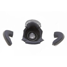 Vintage Helmet Liner — Size L, Black/Gray