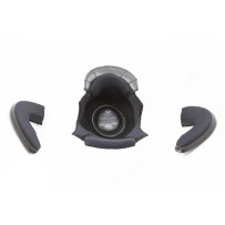 Vintage Helmet Liner — Size L, Black/Gray