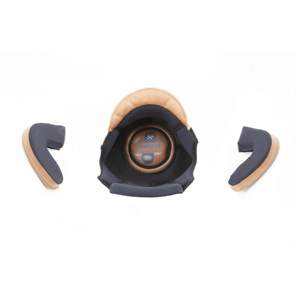 Vintage BOS Helmet Liner — XL, Brown, Gray