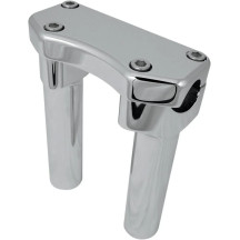 Handlebar Riser & Top Clamp Kit — Rise 6", Clamping Diameter 1", Thread 1/2-13