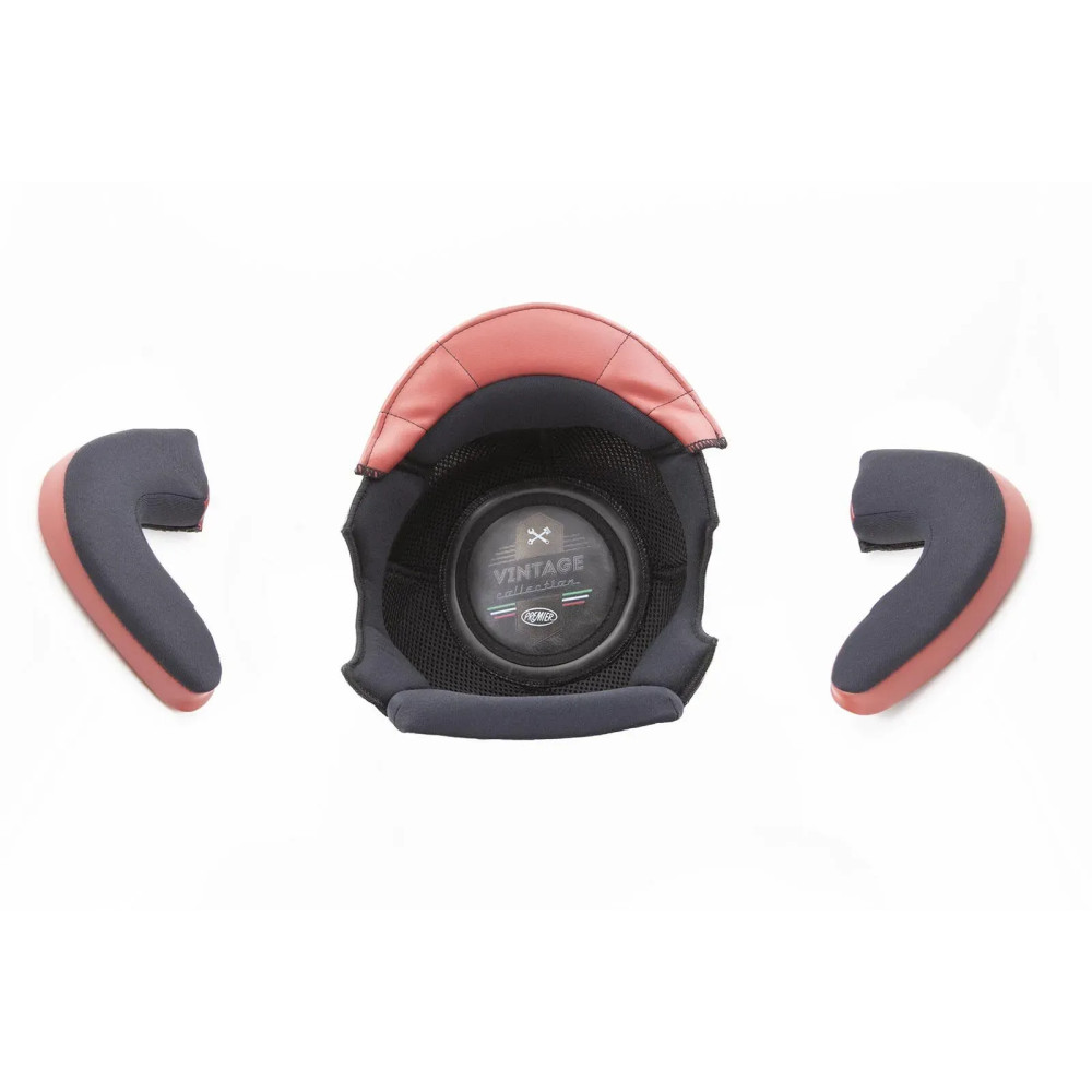 Vintage RED Helmet Liner — M, Red