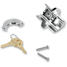 Universal Helmet Lock — 31.8 mm - 38.1 mm, Chrome