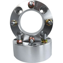 Wheel Spacer — 51.8 mm (2") , 4x156 bolt pattern, 12 mm x 1.25 studs, Silver